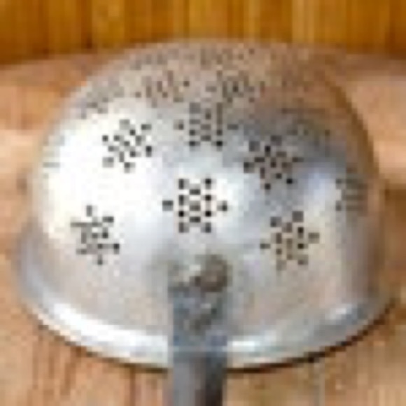 Vintage copper colander with copper handle, Copper Strainer, Old copper - Picture 5 of 5